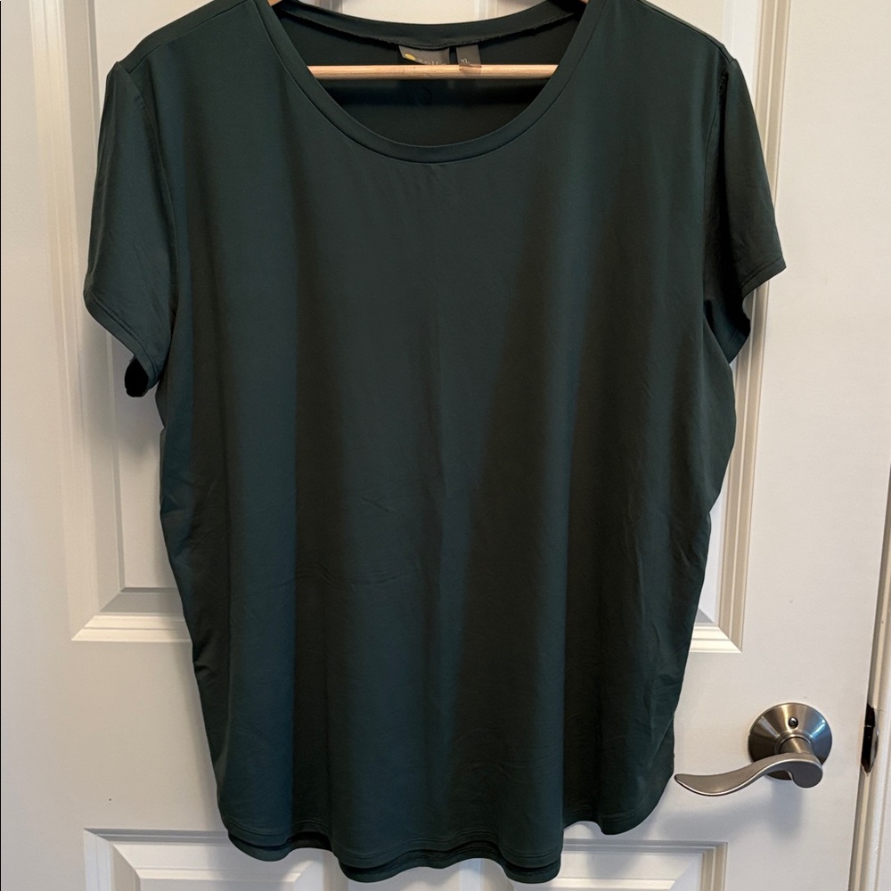 Zella Dark Green Short Sleeve Tee